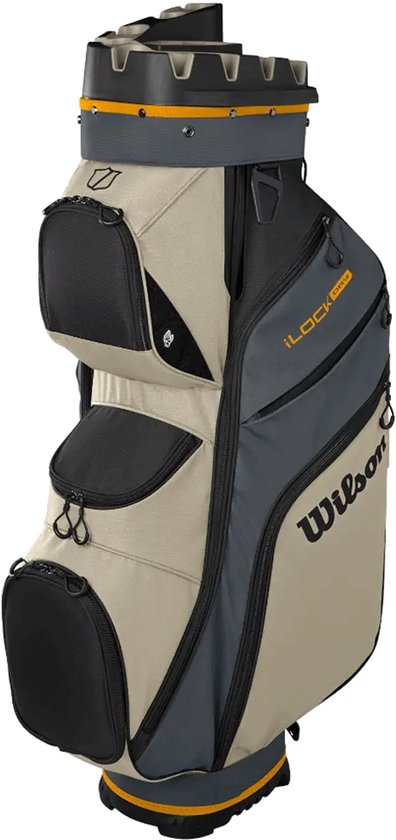 Wilson Staff I-lock Dry - Waterdichte Golftas - Cartbag - Stille Golf Tas - Grijs Beige van Wilson