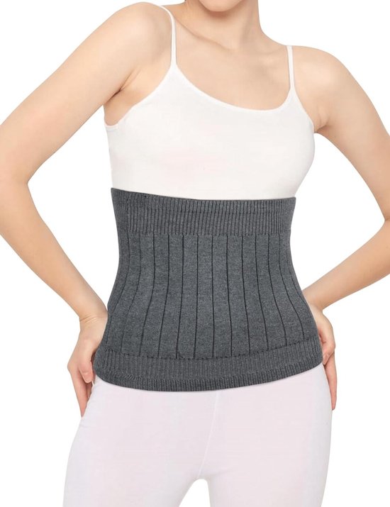Wollen Nierband voor Winter - Thermische Elastische Ondersteuning voor Rug en Nieren, Geschikt voor Mannen en Vrouwen