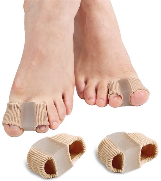 Zachte ademende flip-flops met gel tussenruimte voor grote tenen, corrector voor hamertenen en overlappende tenen, pijnverlichting bij bunions en voetcorrectie van Merkloos