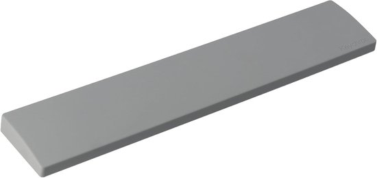 Zachte en gladde siliconen polssteun voor 75% compact toetsenbord, 12.9 inch, antislip basis, ergonomisch ontwerp en comfortabele ondersteuning