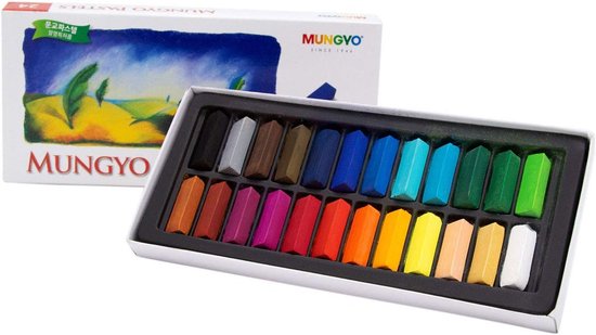 Zachte Pastelkrijt - Kleurkrijt Set - Artistiek Maken - Niet-giftig Formule - 24 Kleuren - Assorti