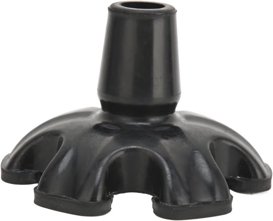 Zelfstabiliserende Stick Tips met 6 Ondersteunende Voeten, Vervangende Rubber Voetjes voor Loopstokken, Antislip en Duurzaam, 19 mm