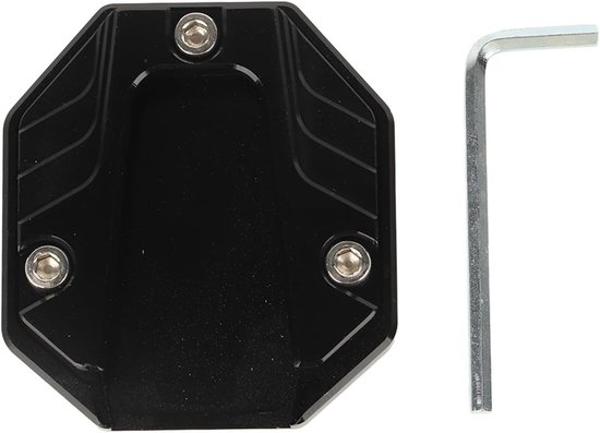 Zijstandaard Verlengingsplaat voor Motorfiets, Aluminium Steunplaat, Hoogwaardige Kickstand Accessoire voor Stabiliteit en Ondersteuning